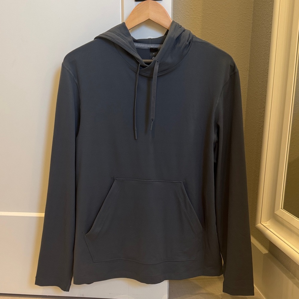 Lululemon Soft Jersey Men's Gray-Blue Hoodie M NWOT